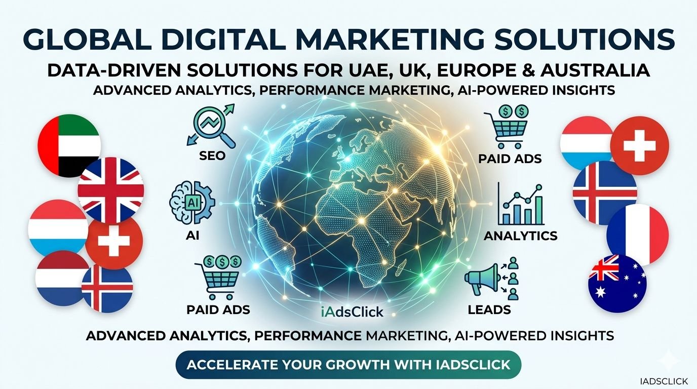 Global Digital Marketing Solutions for Businesses in UAE, UK, Europe & Australia